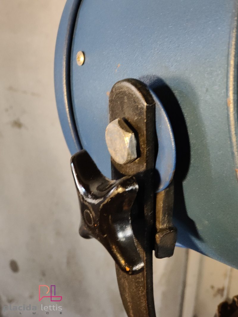Riflettore teatrale vintage originale Furse blu, Inghilterra anni '60 – dettaglio 22