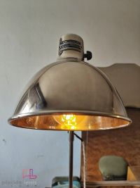 Lampada da terra vintage originale medica con cupola cromata, anni '60 – miniatura 13