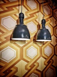 Original vintage Tulip pendant light, Budapest 1950s – thumbnail 19