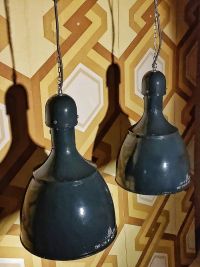 Original vintage Tulip pendant light, Budapest 1950s – thumbnail 15
