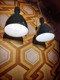 Original vintage Tulip pendant light, Budapest 1950s – thumbnail 10