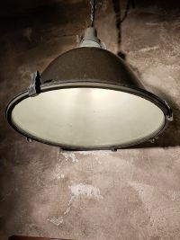 Original vintage pendant light with glass top, USSR 1970s – thumbnail 16