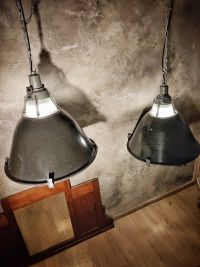 Original vintage pendant light with glass top, USSR 1970s – thumbnail 10
