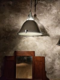 Original vintage pendant light with glass top, USSR 1970s – thumbnail 5