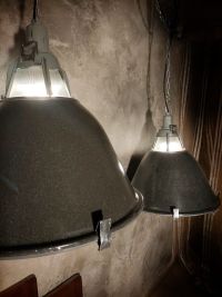 Original vintage pendant light with glass top, USSR 1970s – thumbnail 4