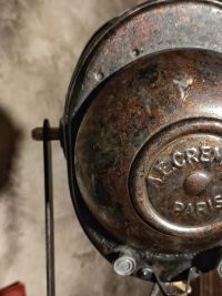 Spotlight da cinema vintage A.E. Cremer Paris su treppiede, Francia anni '50 – miniatura 10