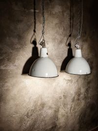 Original vintage cerulean blue pendant light, Poland 1950s-70s – thumbnail 12