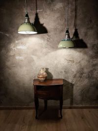 Original vintage light green pendant light, Russia 1970s – thumbnail 11