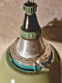 Original vintage light green pendant light, Russia 1970s – thumbnail 15