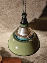 Original vintage light green pendant light, Russia 1970s – thumbnail 14