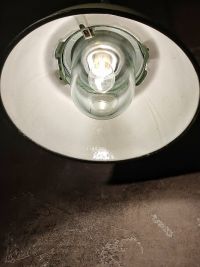 Original vintage light green pendant light, Russia 1970s – thumbnail 13