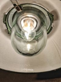 Original vintage light green pendant light, Russia 1970s – thumbnail 12