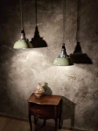 Original vintage light green pendant light, Russia 1970s – thumbnail 10