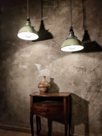 Original vintage light green pendant light, Russia 1970s – thumbnail 9
