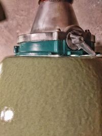 Original vintage light green pendant light, Russia 1970s – thumbnail 17