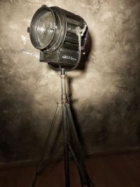 Spotlight da cinema vintage originale con lente di Fresnel, Cinecittà Roma – miniatura 13
