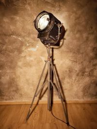 Spotlight da cinema vintage originale con lente di Fresnel, Cinecittà Roma – miniatura 11