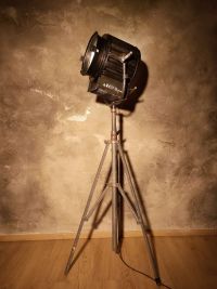 Spotlight da cinema vintage originale con lente di Fresnel, Cinecittà Roma – miniatura 10