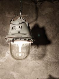 Original vintage bunker pendant light, East Germany (GDR) 1980s – thumbnail 14