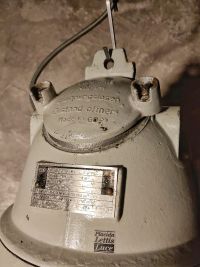 Original vintage bunker pendant light, East Germany (GDR) 1980s – thumbnail 18
