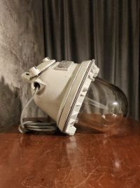 Original vintage bunker pendant light, East Germany (GDR) 1980s – thumbnail 9