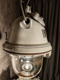 Original vintage bunker pendant light, East Germany (GDR) 1980s – thumbnail 7
