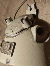 Original vintage bunker pendant light, East Germany (GDR) 1980s – thumbnail 19