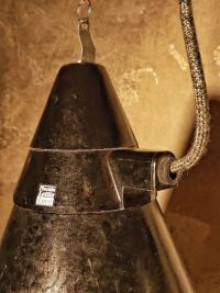 Original vintage pendant light in brown bakelite, East Germany 1970s – thumbnail 21