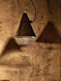 Original vintage pendant light in brown bakelite, East Germany 1970s – thumbnail 5