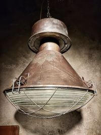 Original vintage Mesko pendant light with curved glass, Poland 1970s – thumbnail 21