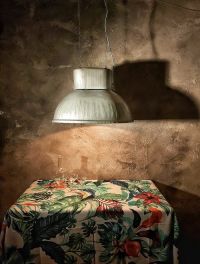 Original vintage U-boot pendant light, Poland 1970s – thumbnail 18