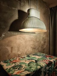 Original vintage U-boot pendant light, Poland 1970s – thumbnail 9