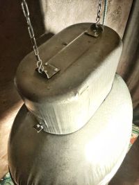 Original vintage U-boot pendant light, Poland 1970s – thumbnail 23