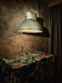 Original vintage U-boot pendant light, Poland 1970s – thumbnail 15