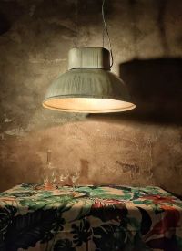 Original vintage U-boot pendant light, Poland 1970s – thumbnail 16