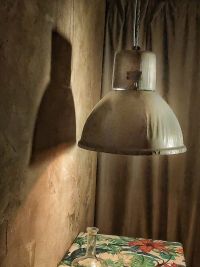 Original vintage U-boot pendant light, Poland 1970s – thumbnail 14