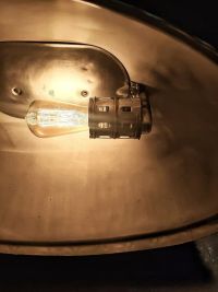 Original vintage U-boot pendant light, Poland 1970s – thumbnail 19
