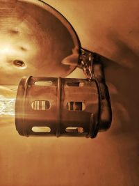 Original vintage U-boot pendant light, Poland 1970s – thumbnail 20