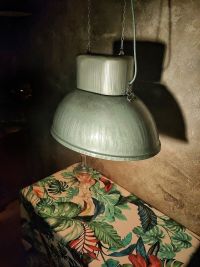 Original vintage U-boot pendant light, Poland 1970s – thumbnail 8