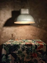 Original vintage U-boot pendant light, Poland 1970s – thumbnail 6
