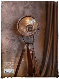 Faro da teatro vintage con cupola a specchio, Polonia anni '50-'60 – miniatura 1