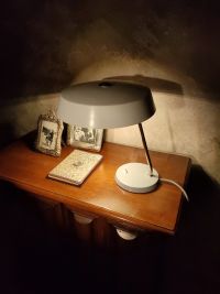 Lampada da scrivania vintage originale a disco, Ungheria anni '60 – miniatura 9