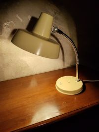 Lampada industriale da scrivania anni 60 - Colore beige – miniatura 8