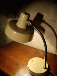 Lampada industriale da scrivania anni 60 - Colore beige – miniatura 5