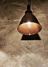 Original vintage conical pendant light, Bulgaria 1970s – thumbnail 13