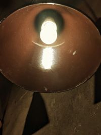 Original vintage conical pendant light, Bulgaria 1970s – thumbnail 19