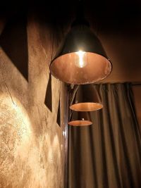 Original vintage conical pendant light, Bulgaria 1970s – thumbnail 18