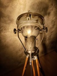 Faro da teatro vintage con cupola a specchio, Polonia anni '50-'60 – miniatura 8