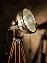 Faro da teatro vintage con cupola a specchio, Polonia anni '50-'60 – miniatura 5