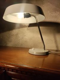 Lampada da scrivania vintage originale a disco, Ungheria anni '60 – miniatura 13